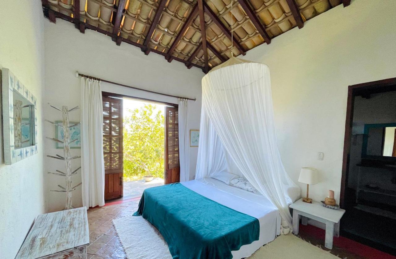 Bed and Breakfast Espelho Bahia Blue House Praia do Espelho Exteriér fotografie